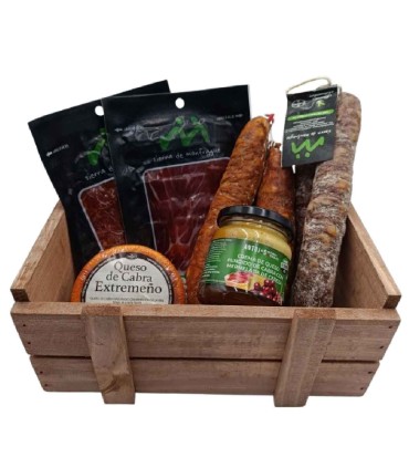 Seleção Gourmet Ibérica Cesta com Queijo e Creme de Cereja