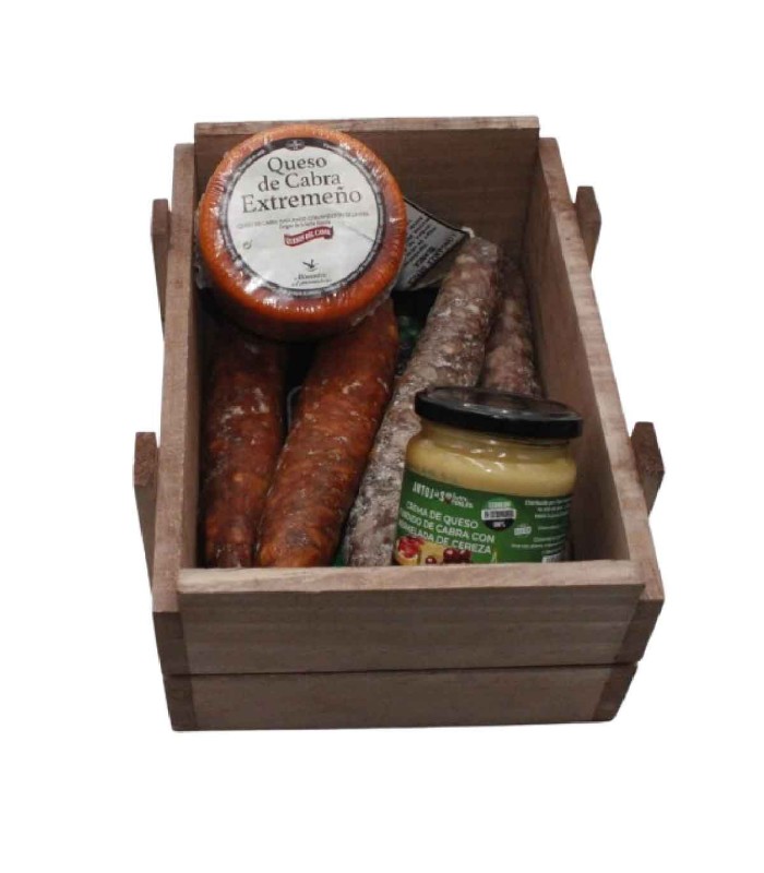 Gourmet Selection Iberische mand met kaas en kersenroom