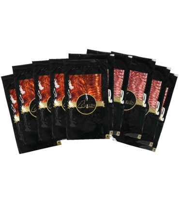 Salchichón e chorizo de bellota 50% Ibérico fatiados