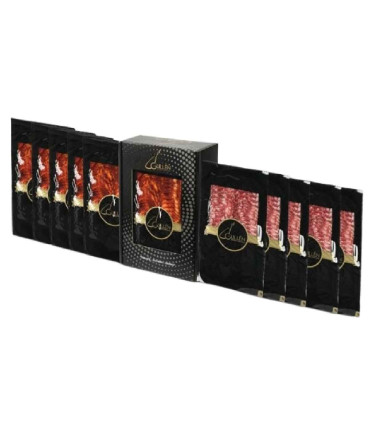 Salchichón și chorizo de bellota 50% Ibérico feliate