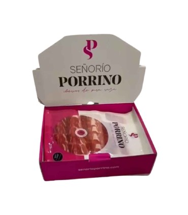 Paquet de 20 sachets Jamón De Cebo 50 % Ibérico Extremeño. Seigneurie Porrino