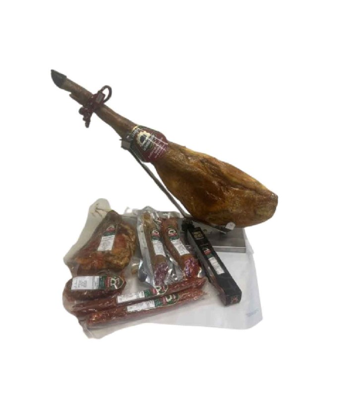 Cesta de Jamón y Embutidos Ibéricos – Encina Charra - Salamanca
