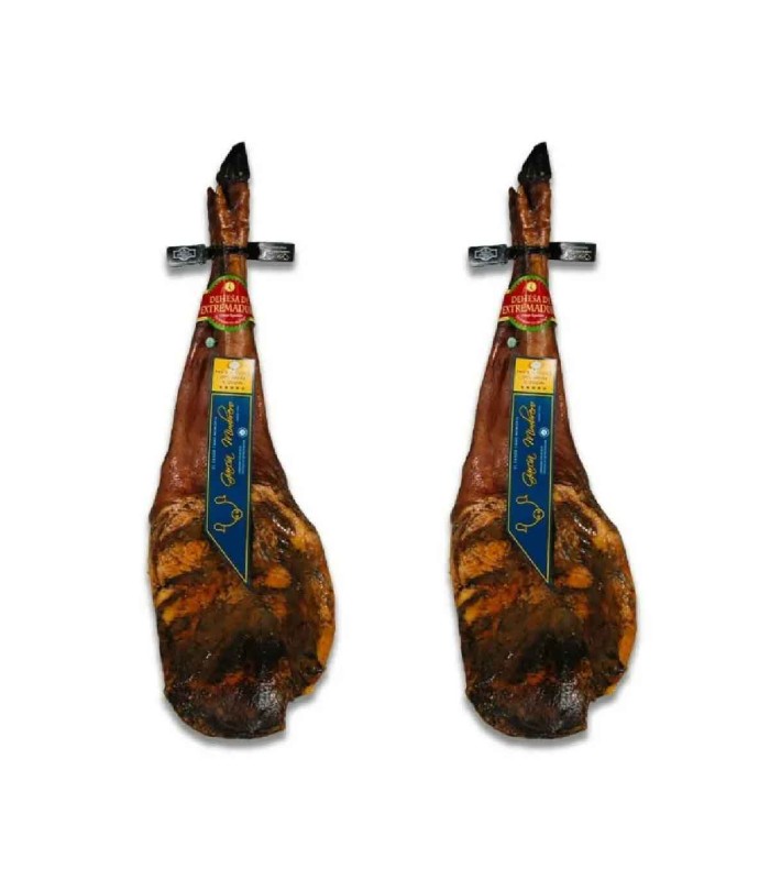 Pack 2 100% ibérica Pata Negra bellota paletas. DOP Dehesa de Extremadura