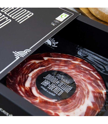 100% Iberian Bellota Ham Sliced with knife