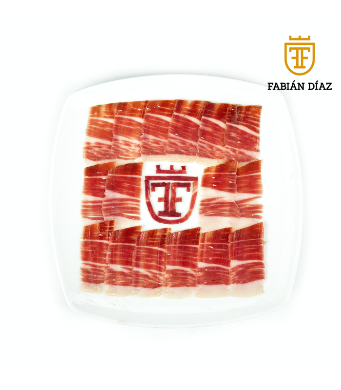 Sliced ham plate