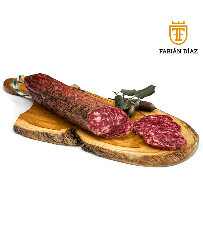 Salchichón ibérico di bellota con fette