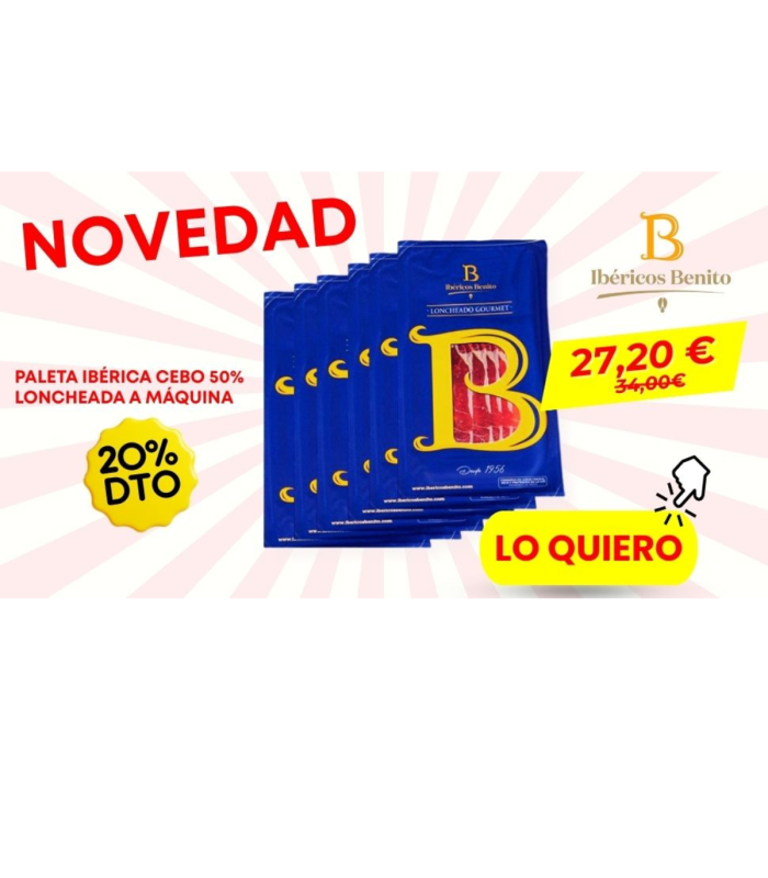 In Scheiben geschnitten paleta cebo 50% Ibérica