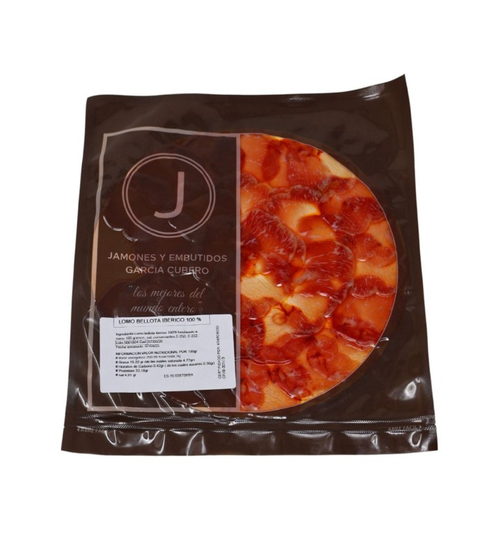 Lomo di ibérico affettato al 100% bellota