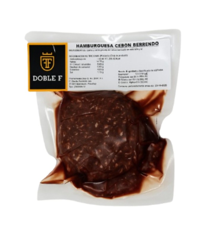 Hamburger di Cebón 100% razza autoctona Berrenda. Fabián Díaz