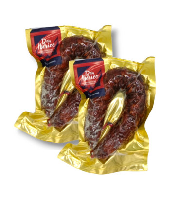 Pack de 2 bellota chorizo Longanizas Ibéricas. Don Ibérico - chorizo ibérico - - 2
