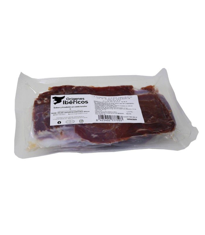 Jamón de cebo 50% da raça ibérica fatiamento imperfeito