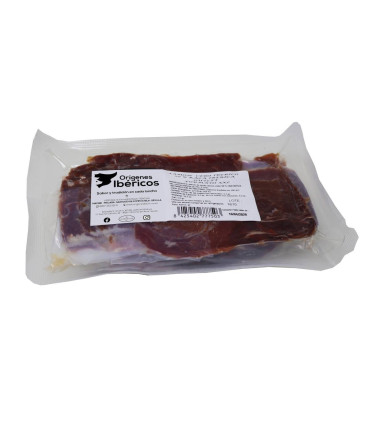 Jamón de cebo 50 % züchten ibérica unvollkommenen Schneiden