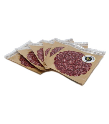 Carcasă salchichón Ibérico Biscaya iberică - Coșuri de Crăciun cu șuncă - - 1