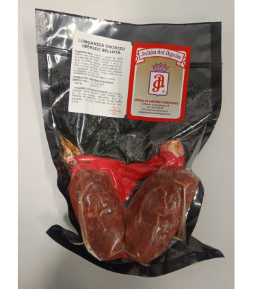 Paleta de cebo 50% Ibérica Salsichas fatiadas + ferradura de chorizo PRESENTE. Julián del Águila - paleta ibérica lonchead