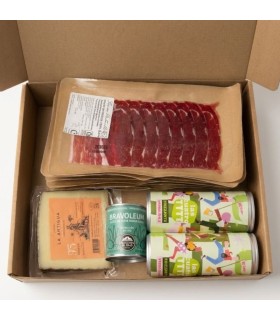 Christmas basket with 100% Jamón de Bellota Ibérico Montecillo Iberians - Ibericomio - - 1