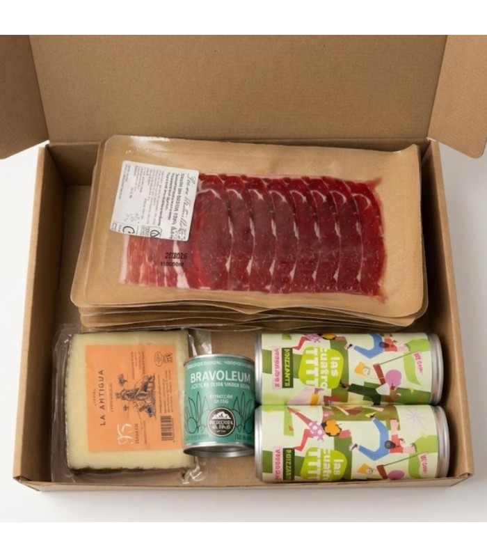 Cesta Navidad con Jamón de Bellota 100% Ibérico  Ibéricos Montecillo - 1