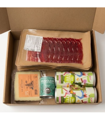 Cesta Navidad con Jamón de Bellota 100% Ibérico  Ibéricos Montecillo - Ibericomio -  - 1