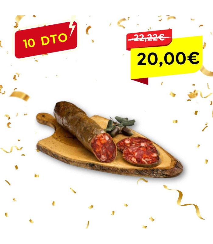 OFFRI Chorizo_Ibérico 100% SENZA CONSERVANTI bellota ibérico