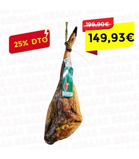 Geschnittener cebo Schinken-Angebot.