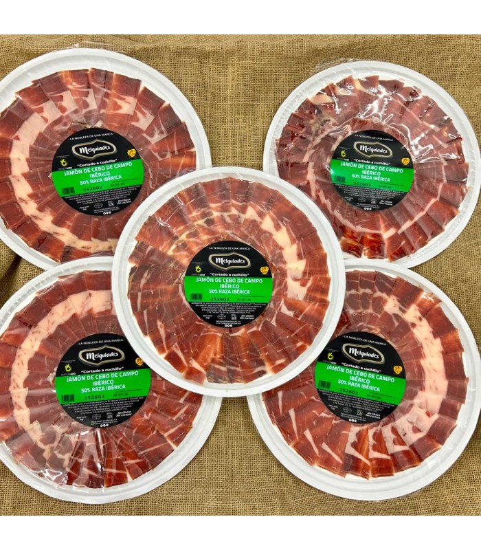 Jambon de campagne cebo 50 % Ibérico au couteau - Jamón Ibérico tranché - - 4