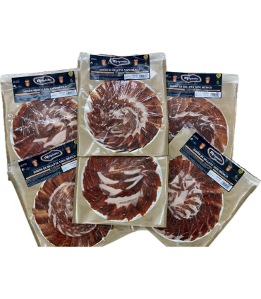 Jamón Bellota 100 % ibérico Pata Negra cortado a cuchillo - Jamón ibérico loncheado -  - 2